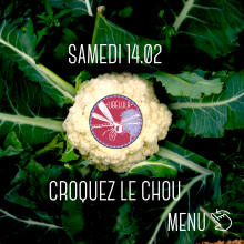 Samedi 14.02, Croquez le chou